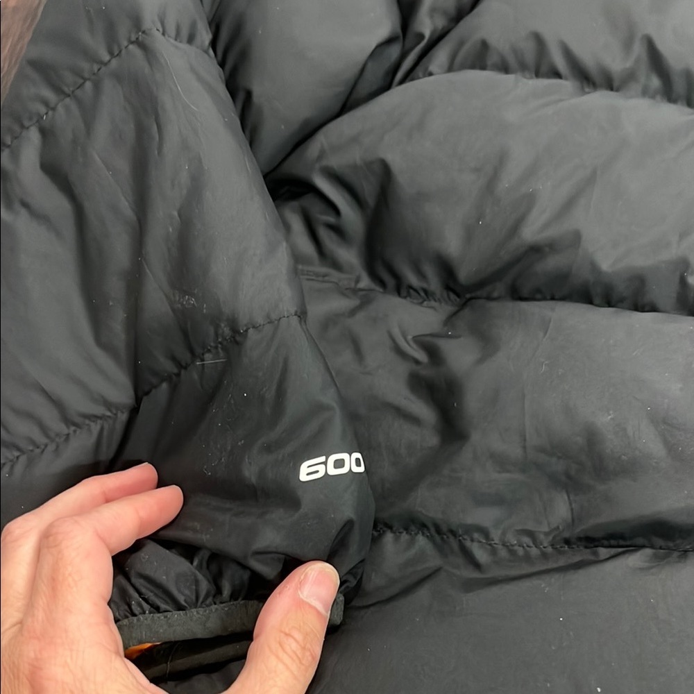 The North Face reversible Black and Orange Jacket - Picture 5 of 6